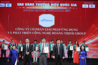 CÔNG TY CP GIẢI PHÁP ỨNG DỤNG VÀ PHÁT TRIỂN CÔNG NGHỆ HOÀNG THỊNH GROUP VINH DỰ ĐẠT THÀNH TÍCH “TOP 10 THƯƠNG HIỆU HÀNG ĐẦU QUỐC GIA 2024”